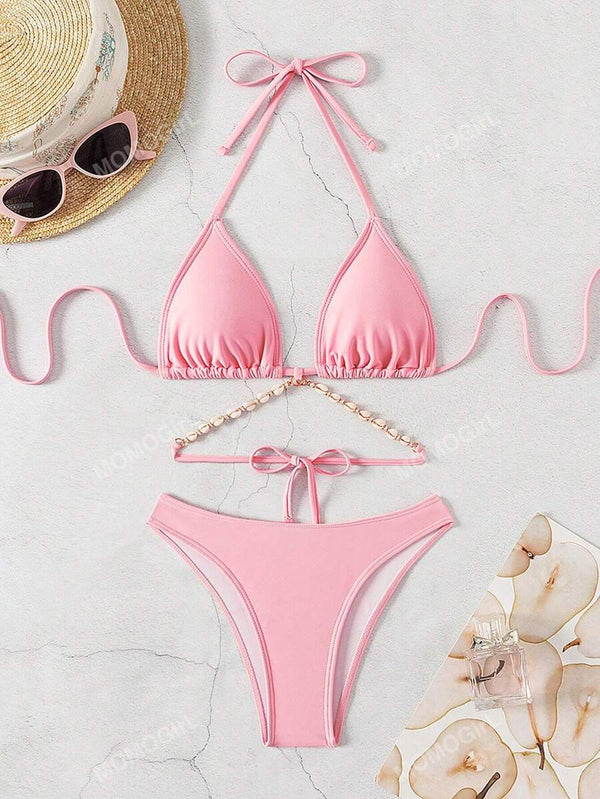 Zincir Detaylı Bikini Takımı