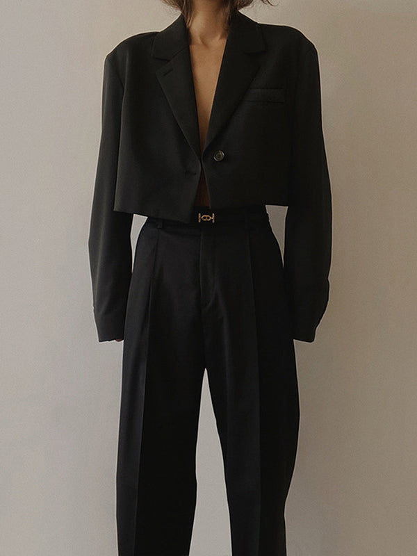 Şık Crop Blazer