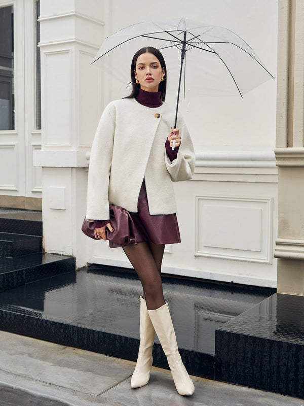 Düğmeli Elegant Ceket
