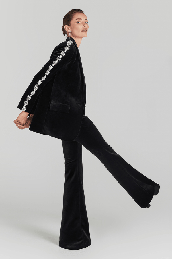 Lumina Velvet Blazer Ceket