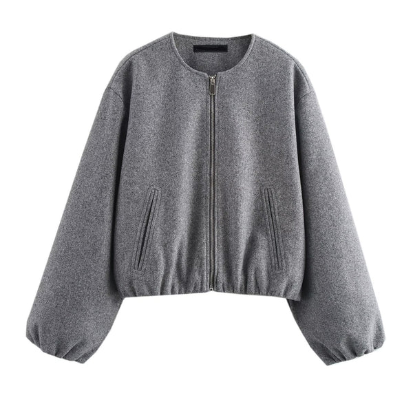 Thyra Yuvarlak Yaka Oversize Ceket
