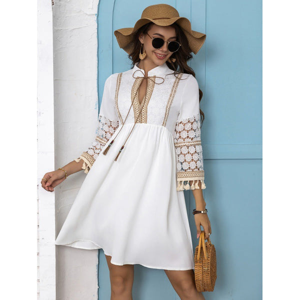Velissa Kadın Boho Midi Elbise