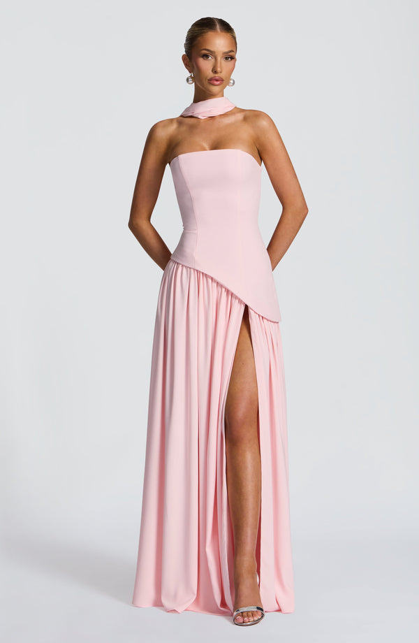 Maliyah Maxi Elbise - Pembe